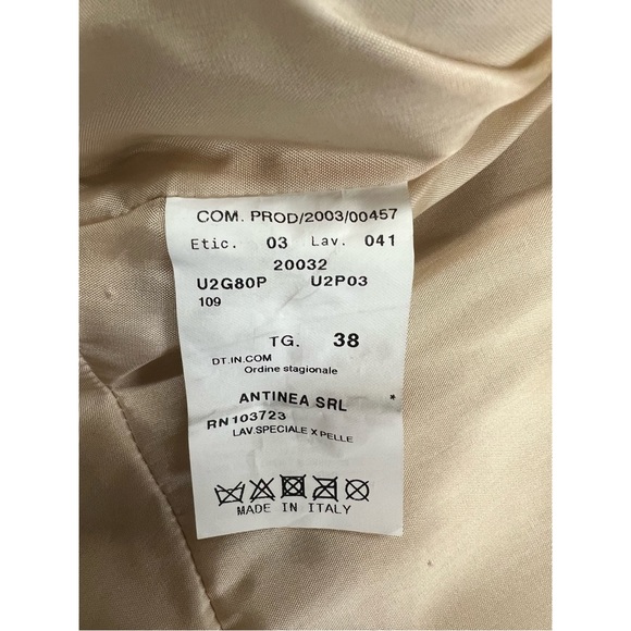 Emporio Armani Leather Moro Jacket - Picture 4 of 4